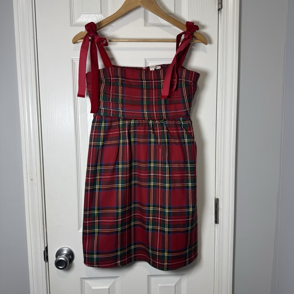 Francesca's Lorrie Tie Strap Pleated Mini Dress Tie Shoulder‎ Holiday Small